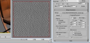 3d studio max vray material pelle