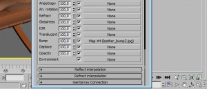 3d studio max vray material pelle