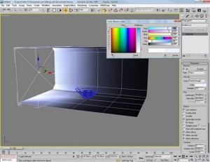 Render di una piccola scena con vray e 3d studio max