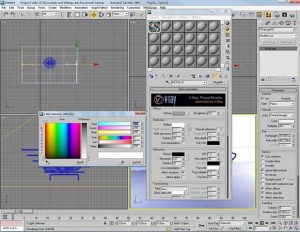 Render di una piccola scena con vray e 3d studio max