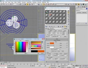 Render di una piccola scena con vray e 3d studio max