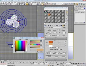 Render di una piccola scena con vray e 3d studio max