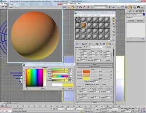 Render di una piccola scena con vray e 3d studio max