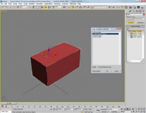 Problema 3d studio oggetto bloccato origine assi