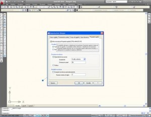 Disattiva le proprietà rapide in autocad 2010