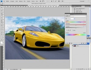 Photoshop cs4 : cambiare colore di un oggetto in una foto