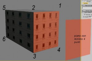 Inserimento fotografico con 3d studio e camera match