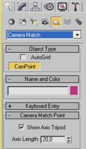 Inserimento fotografico con 3d studio e camera match