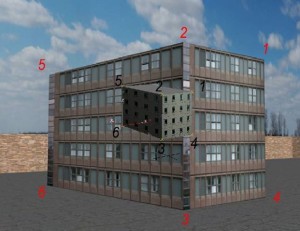 Inserimento fotografico con 3d studio e camera match