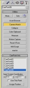 Inserimento fotografico con 3d studio e camera match