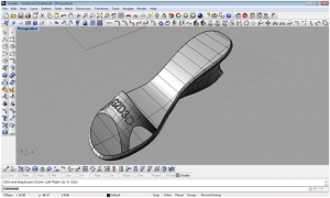 Una scarpa da donna con rhinoceros 4 p2