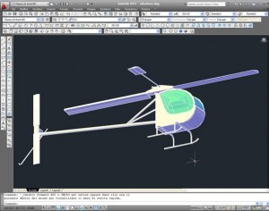 Esercitazione autocad 3d elicottero p 07