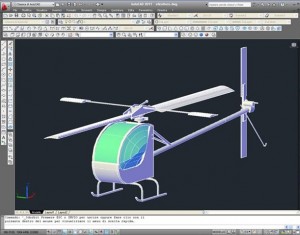 Esercitazione autocad 3d elicottero p 07