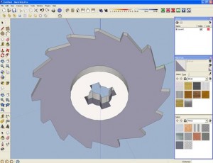 Modellazione di un ingranaggio 3d con sketchup