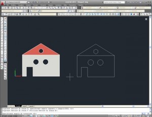 Ottenere un prospetto 2d da un modello 3d con autocad