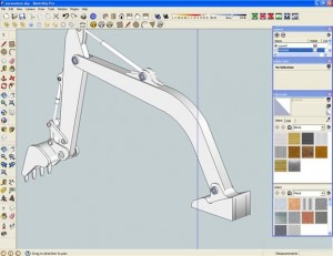 Modellazione escavatore 3d con sketchup 7 p.5