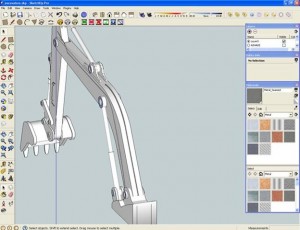 Modellazione escavatore 3d con sketchup 7 p.6