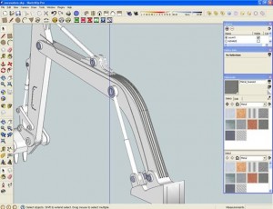 Modellazione escavatore 3d con sketchup 7 p.6