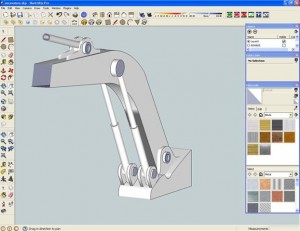 Modellazione escavatore 3d con sketchup 7 p.5