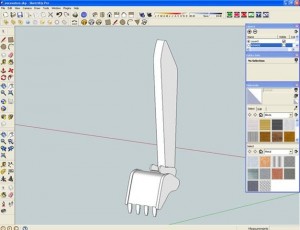 Modellazione escavatore 3d con sketchup 7 p.2
