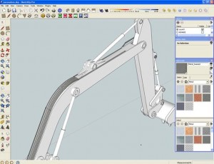Modellazione escavatore 3d con sketchup 7 p.6