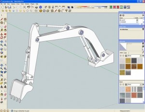 Modellazione escavatore 3d con sketchup 7 p.5