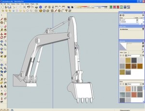Modellazione escavatore 3d con sketchup 7 p.5