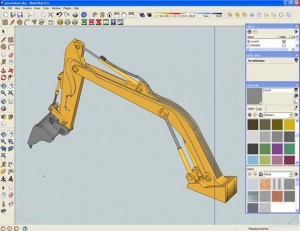 Modellazione escavatore 3d con sketchup 7 p.6