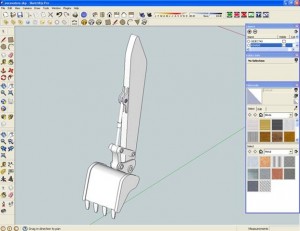 Modellazione escavatore 3d con sketchup 7 p.3