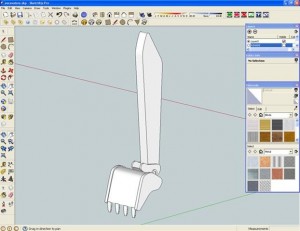Modellazione escavatore 3d con sketchup 7 p.2