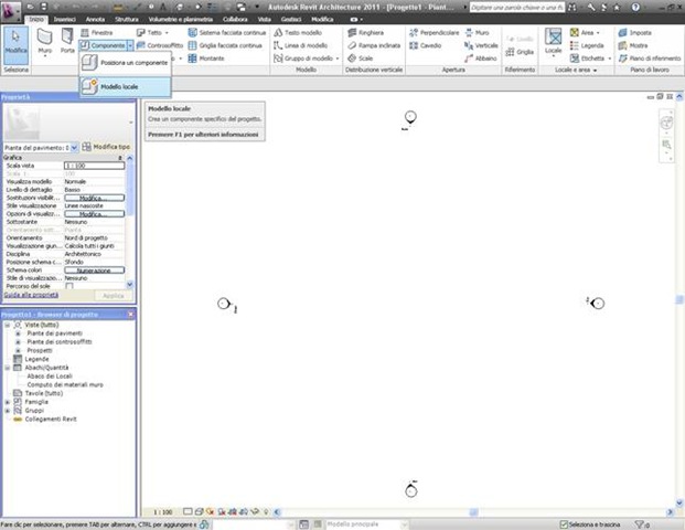 Tutorial revit 2011 : creare un nuovo oggetto panchina parte 1 Tutorial revit 2011 : creare un nuovo oggetto panchina parte 1