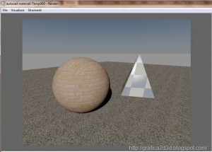 Tutorial autocad 2012 : materiali, luci, render p.3