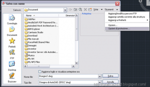 Proteggere con password un dwg autocad