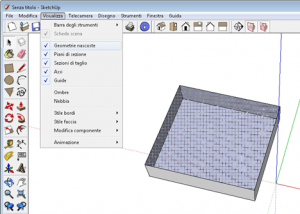 Tutorial : Sketchup nascondere oggetti 3d