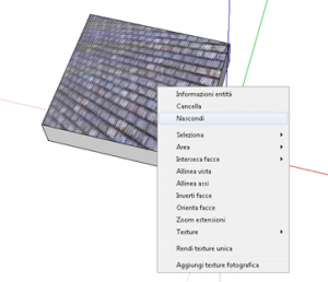 Tutorial : Sketchup nascondere oggetti 3d