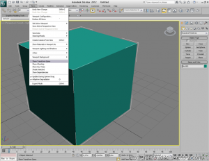 3d studio max scomparsi assi spostamento