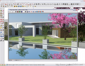 Render esterno sketchup vray