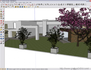 Render esterno sketchup vray