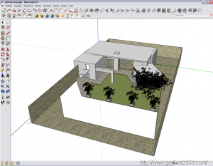 Render esterno sketchup vray