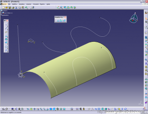 Tutorial surface catia v5 : proietta su superfici