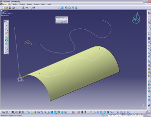 Tutorial surface catia v5 : proietta su superfici