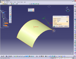 Tutorial surface catia v5 : proietta su superfici