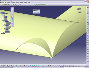 Tutorial surface catia v5 : proietta su superfici