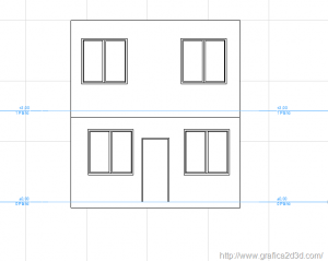 Archicad ottenere un alzato senza linee interne