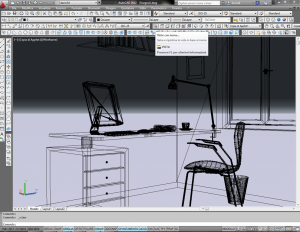 Render di interni con autocad 2012 : impostazione camera ed illuminazione