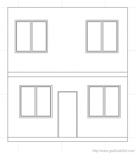 Archicad ottenere un alzato senza linee interne