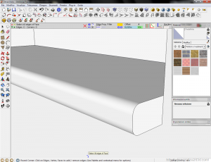 Tutorial Sketchup arrotondare spigoli con round corner