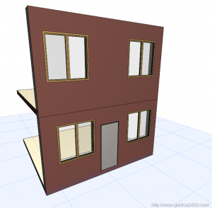 Archicad ottenere un alzato senza linee interne