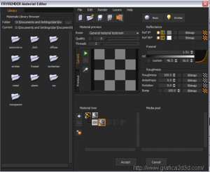 Tutorial Fryrender per rhinoceros: caricare un materiale fryrender scaricato