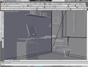 Render di interni con autocad 2012 : impostazione camera ed illuminazione